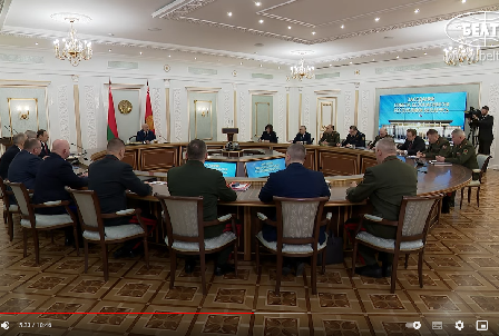 Заседание Совета Безопасности во главе с Александром Лукашенко