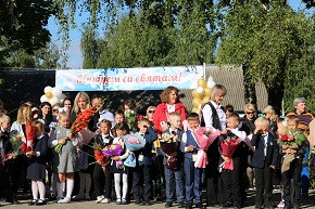 На фото ученики УО «Новосельская средняя школа»