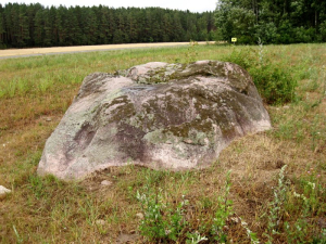 Валун «Седловой камень» занарочанский