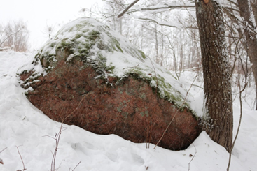 Pastushy Kamen Voropashchinsky boulder