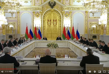 Александр Лукашенко в Кремле: Мы обсудили вопросы закрытого характера! // ВГС. ПОЛНАЯ РЕЧЬ
