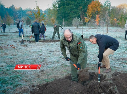 Акция «Вместе для зелёной Беларуси» прошла в Минске