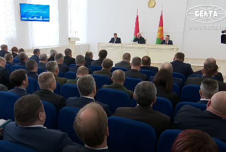 Совещание Президента Беларуси Александра Лукашенко с активом Гомельской области